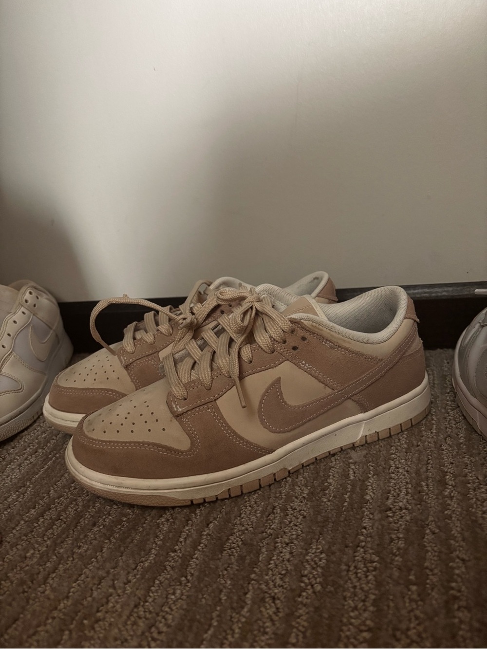 Nike Men’s Low-Top Sneakers in Beige/Tan